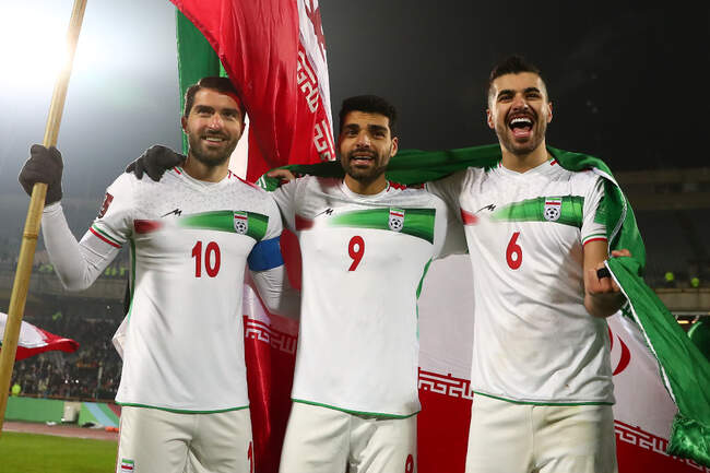 شادی ملی‌پوشان بعد از پایان بازی با عراق و صعود به جام جهانی