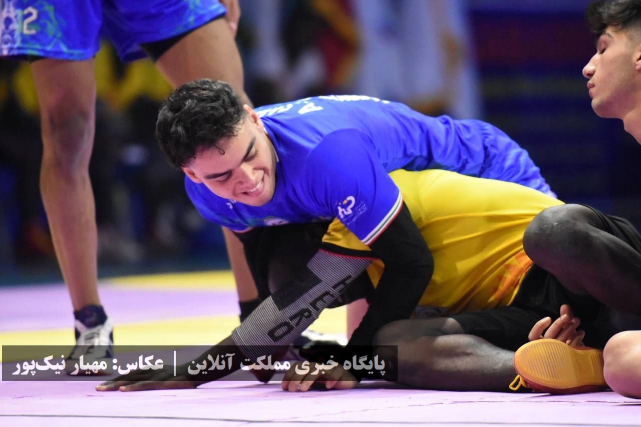 برد تیم ملی کبدی ایران مقابل اوگاندا در مسابقات قهرمانی جوانان جهان / تصاویر