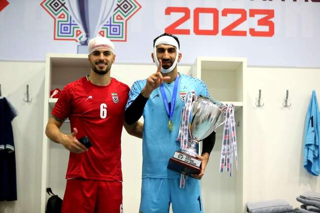 قهرمانی تیم ملی ایران در تورنمنت کافا از دید دوربین