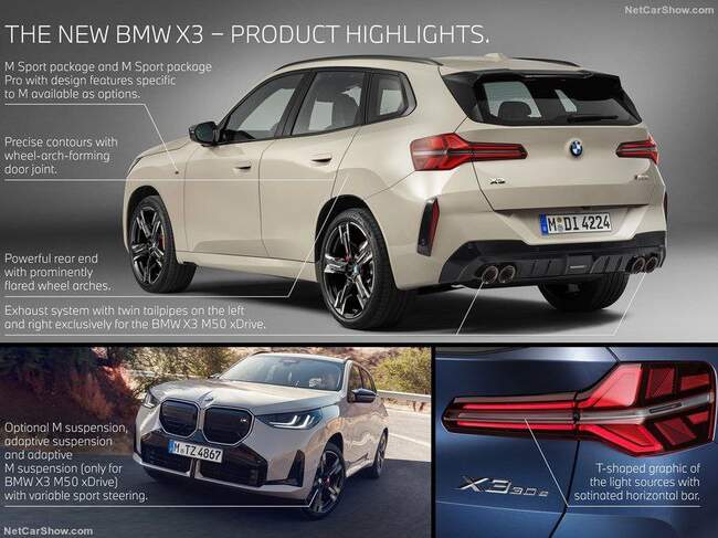 رونمایی از نسل جدید پرفروش‌ترین شاسی بلند BMW