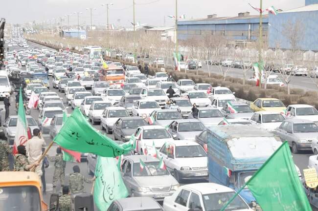 مراسم راهپیمایی ٢٢ بهمن در نقاط مختلف کشور