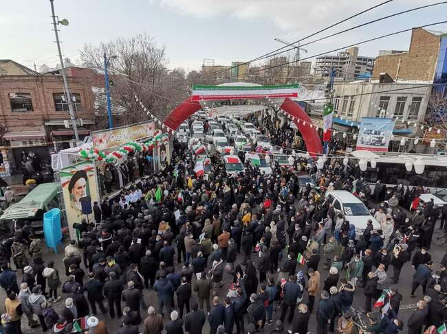 مراسم راهپیمایی ٢٢ بهمن در نقاط مختلف کشور