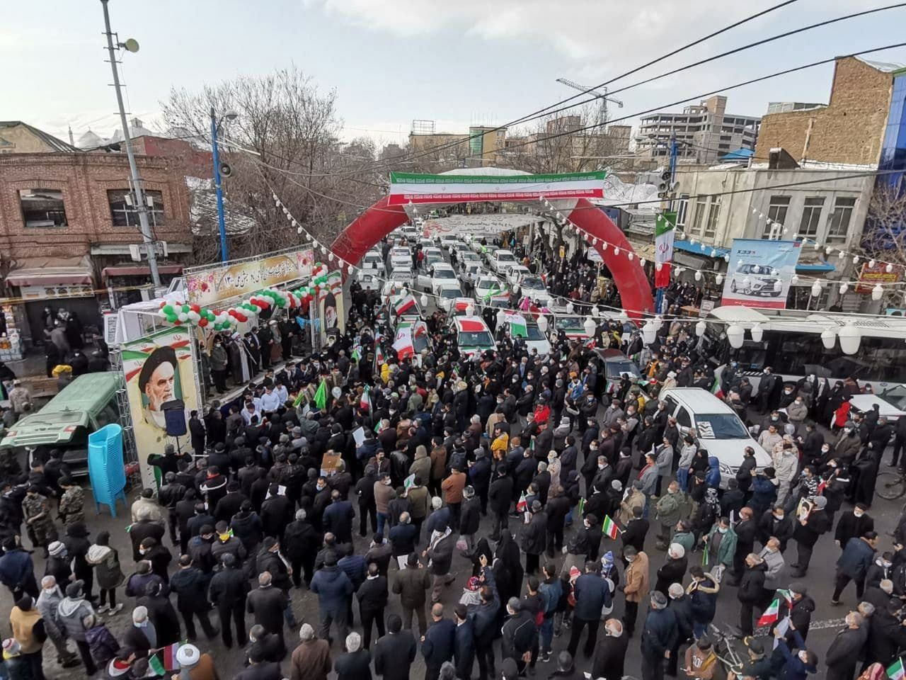 مراسم راهپیمایی ٢٢ بهمن در نقاط مختلف کشور