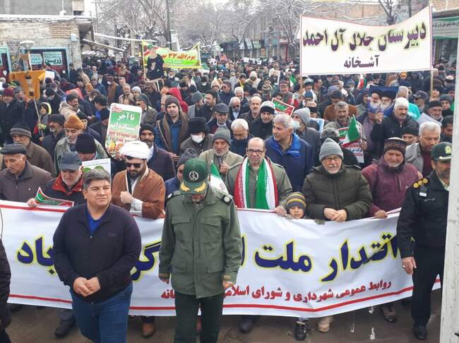 تصاویری از راهپیمایی باشکوه ۲۲ بهمن در سراسر کشور