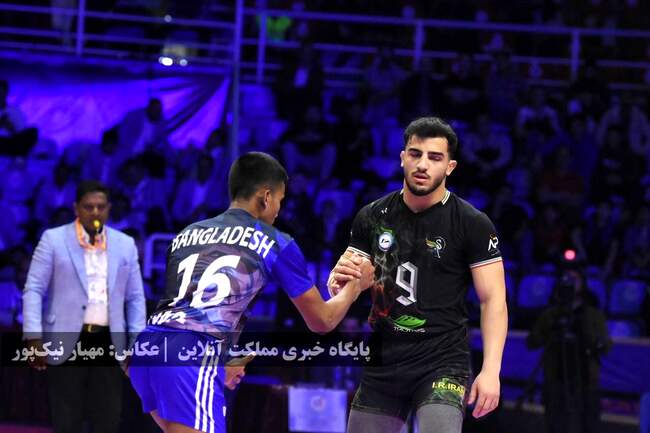 مسابقات کبدی قهرمانی جوانان جهان: بازی ایران و بنگلادش