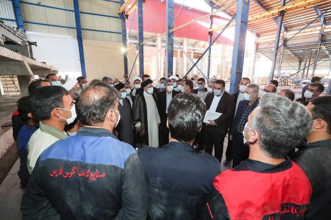 سفر استانی حجت‌الاسلام رئیسی به استان فارس از دید دوربین